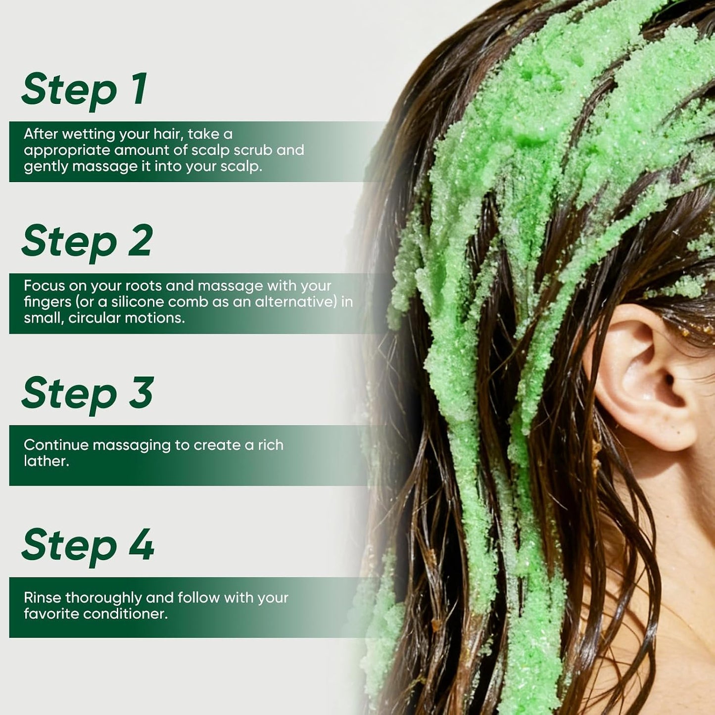 Rosemary Scalp Scrub - Exfoliating Hair Scrub for Healthy Hair Growth | 10.6oz/300g
