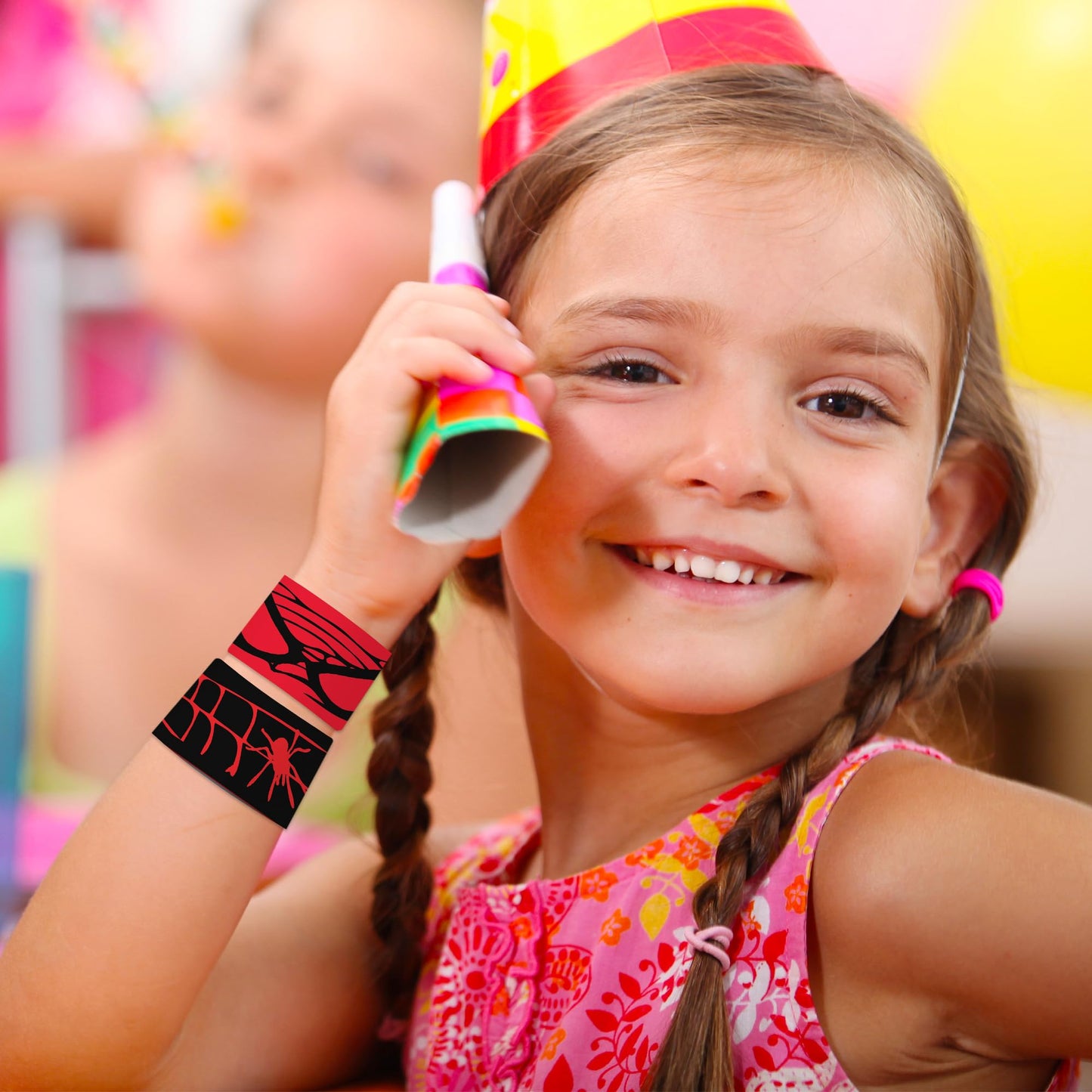TLTSDWQ 24Pcs Birthday Party Supplies Favors,Slap Wristband Set,Best for Fill Up the Goodie Bags
