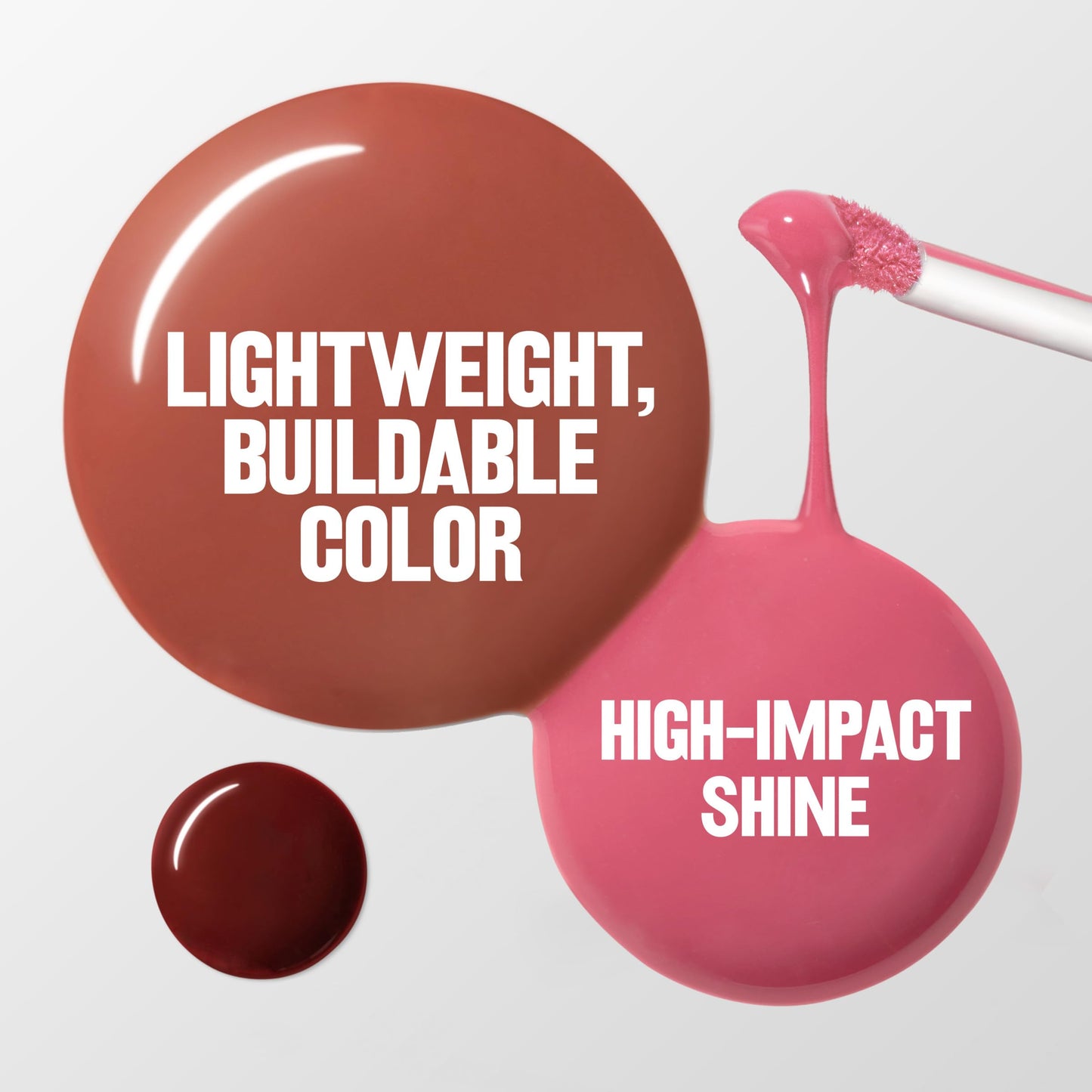 REVLON PhotoReady Instant Plump Serum, Plumping Lip Gloss with Tingling Sensation, Hydrating, Non-Sticky & High Shine Finish, 001 Needleless To Say, 0.25 fl oz