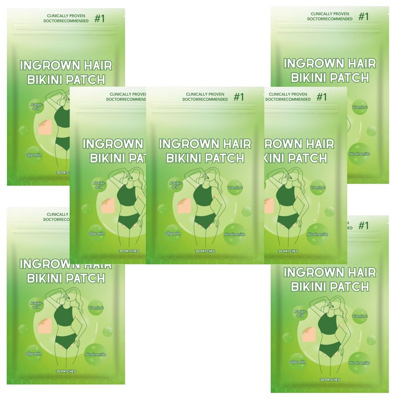 Ingrown Hair Treatment,Ingrown Hair Patch,Razor Bump Treatment for Bikini Area,17 Patches,Quickly and Effectively Clear Up Ingrown Hair Bumps Patch Smooth-Feeling
