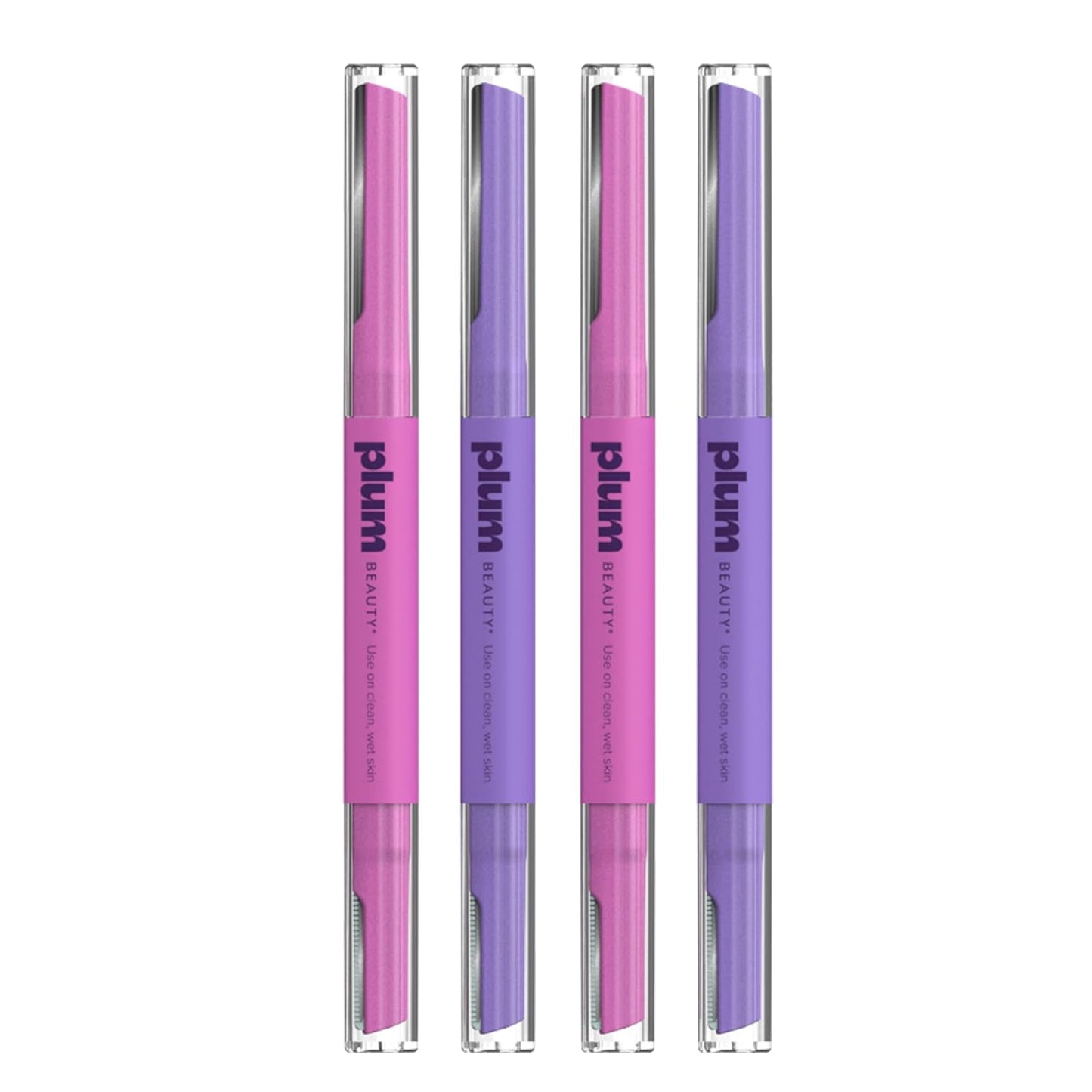 Double-Sided Dermaplaning Razors for Women - Precision Dual-Blade Facial Tool | 4-Pack for Brows, Upper Lip & Cheeks