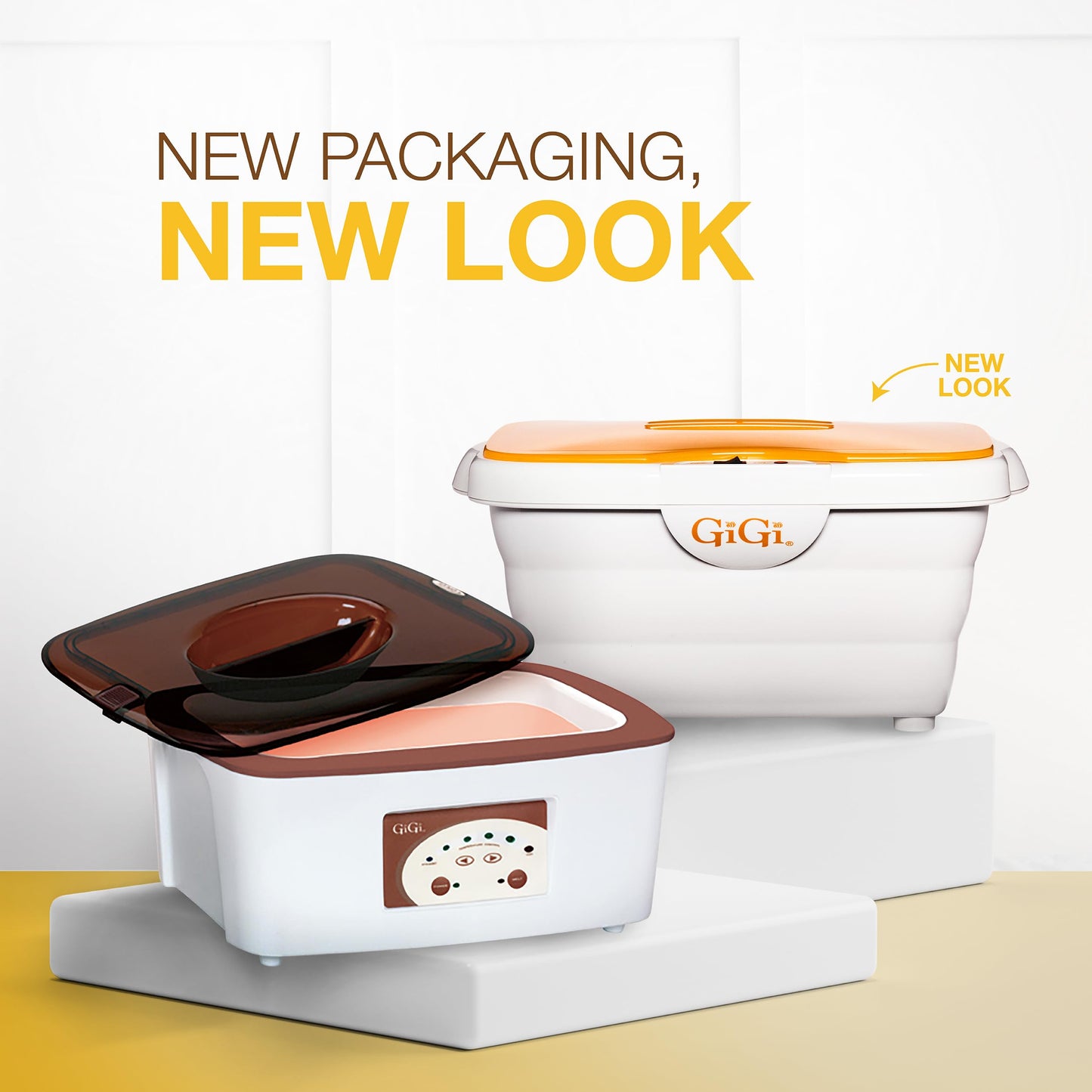 Gigi Paraffin Wax Warmer - Professional Grade Paraffin Bath for Manicures and Pedicures - Includes 6 lbs. of Paraffin Wax - Digital Temperature Control and Ergonomic Design for Comfort and Relaxation