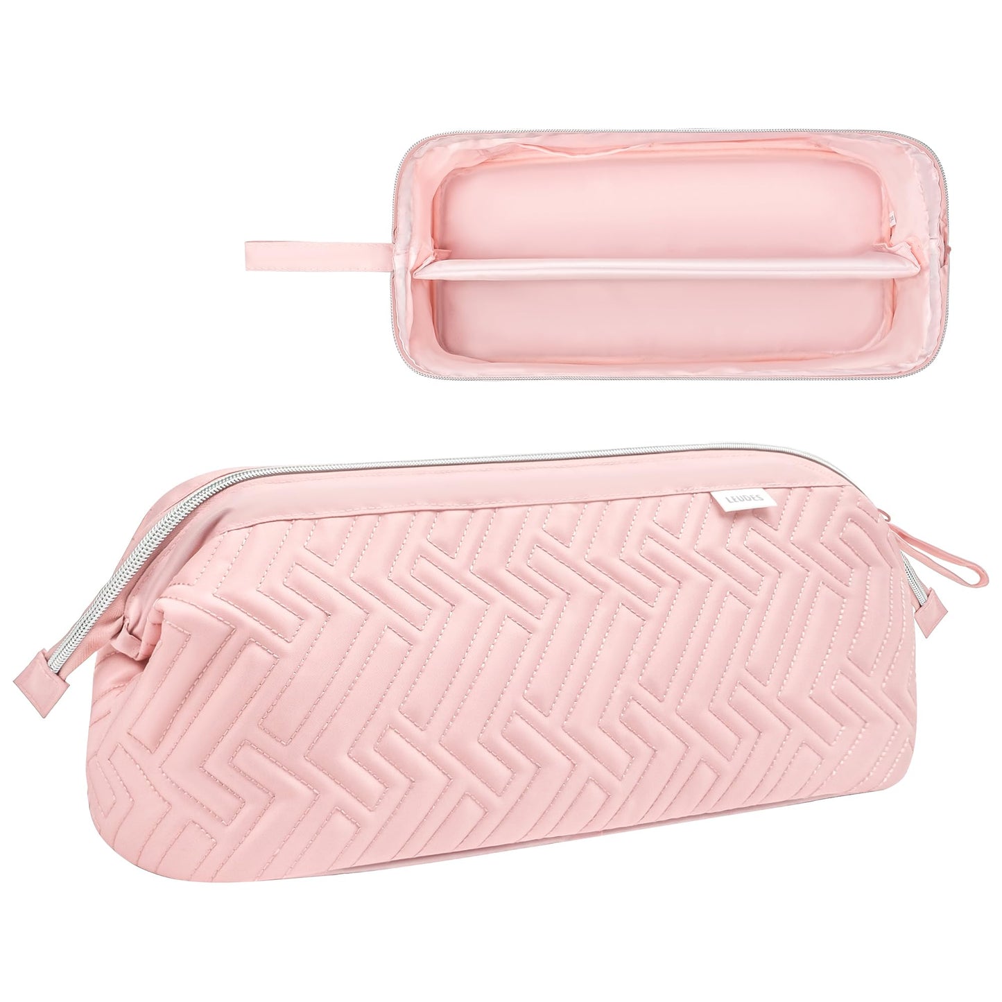 Leudes Hair Tools Travel Bag for Shark Flexstyle Carrying Case Portable Shark Hair Air Wrap Dryer Case Waterproof Dustproof Flat Curling Iron Travel Organizer (Pink)