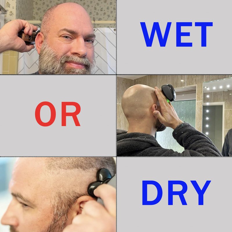 5 Blades Replacement for Freebird Shaver Razor Head, Bald Men Freedom Grooming Refills, with Cleaning Brush 3 PCS