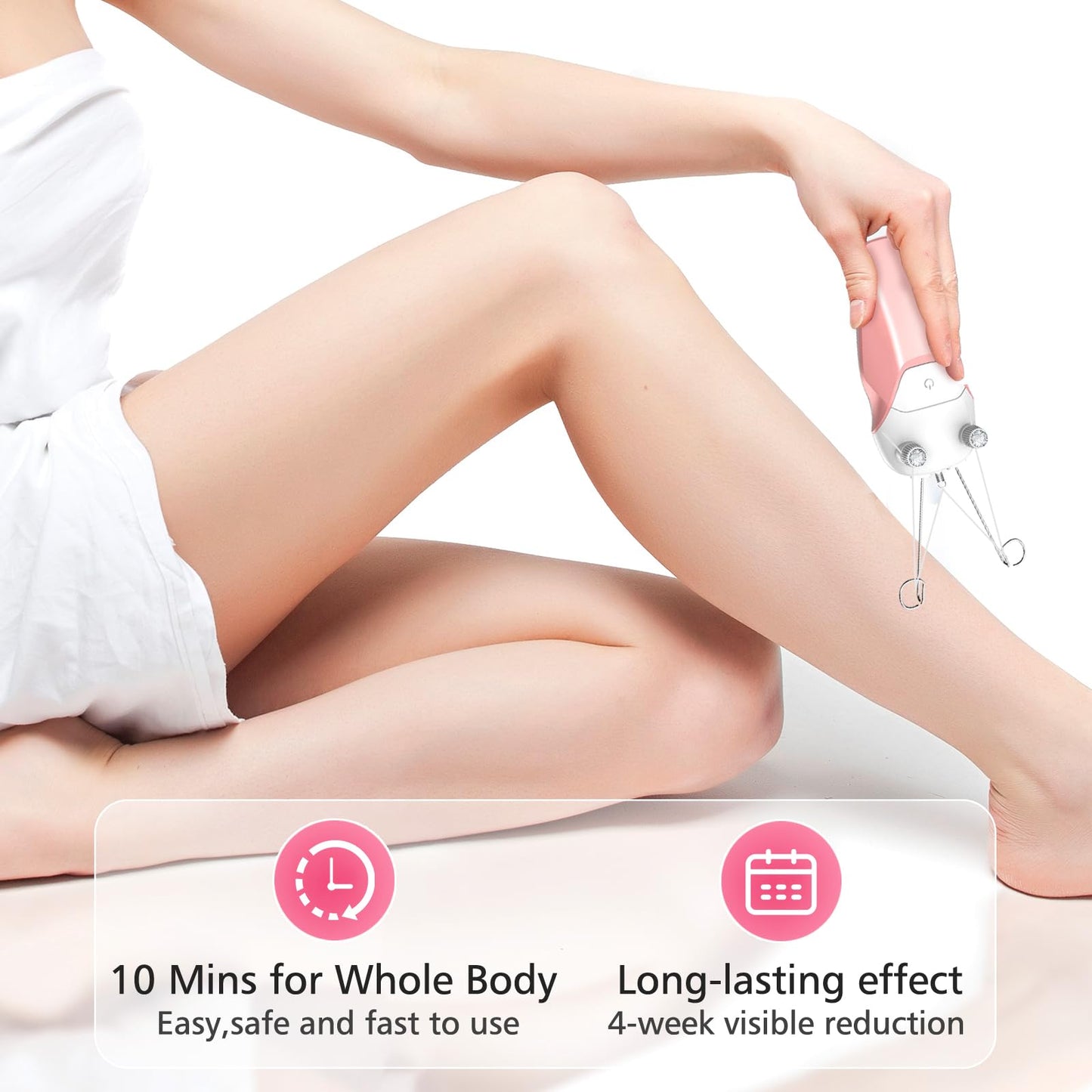 WAYCOM Facial Threading Hair Removal for Women, USB Rechargeable Electric Hair Removal Device - Threading Epilator Face Razors for Women, Chin, Lip, Arms, Legs, Cotton Thread & Pearl Powder Included