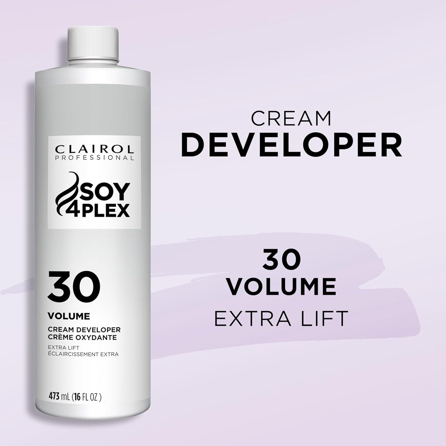 Clairol Professional Hair Developer - 30 Volume Crème Formula, 16 oz | Ideal for Color Treatment
