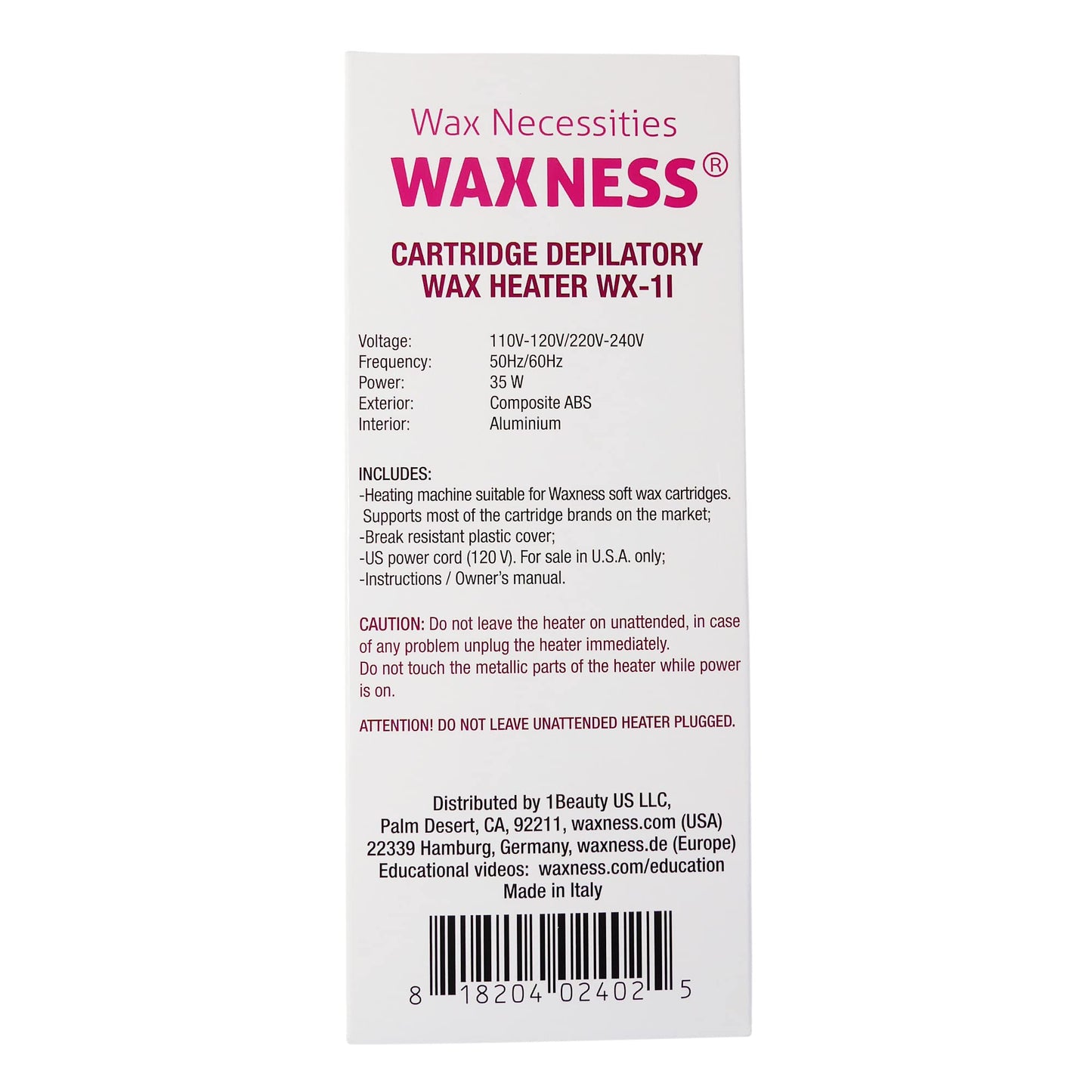 Waxness Cartridge Warmer WX-1I
