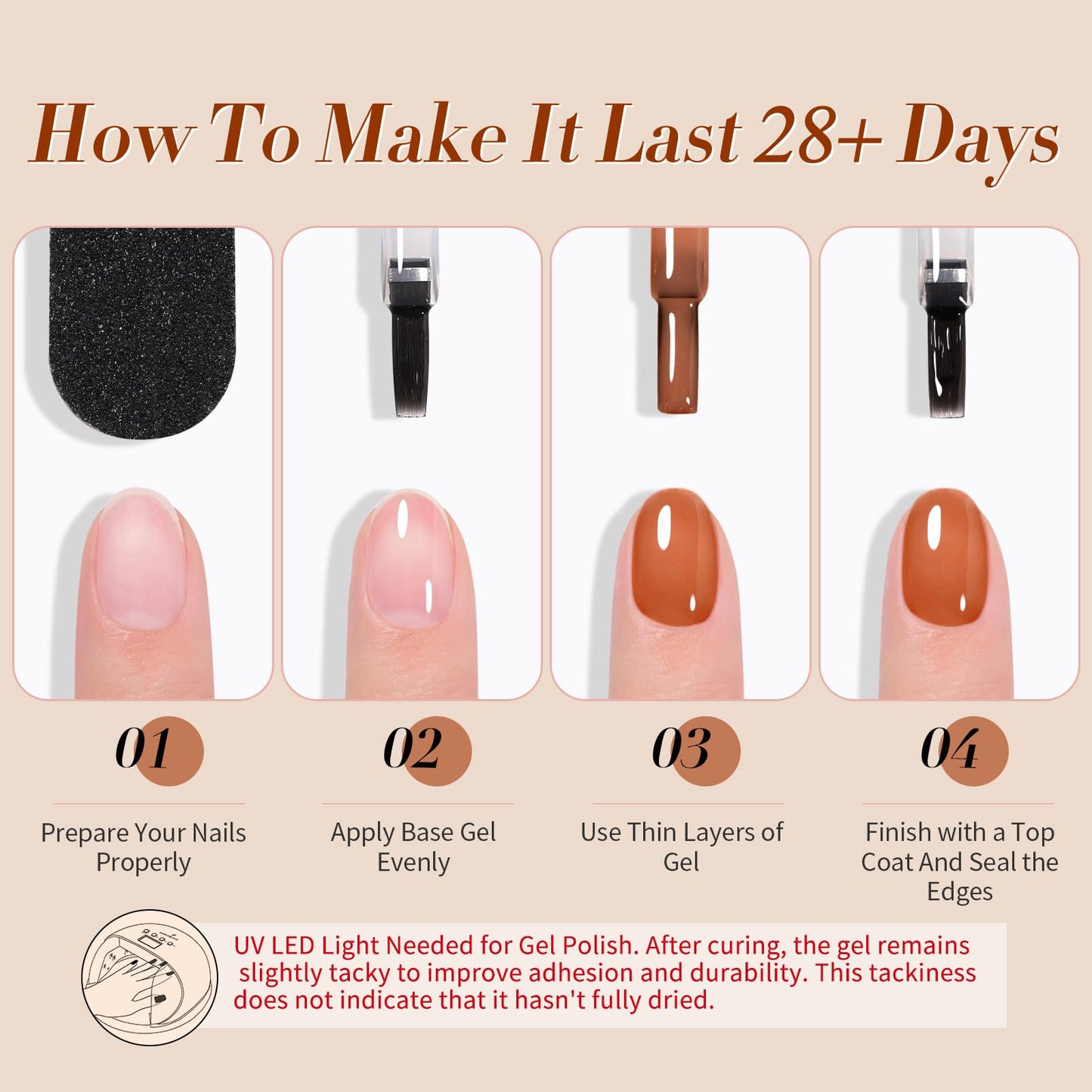 BORN PRETTY 7ML 6Colors Gel Nail Polish 20251222C