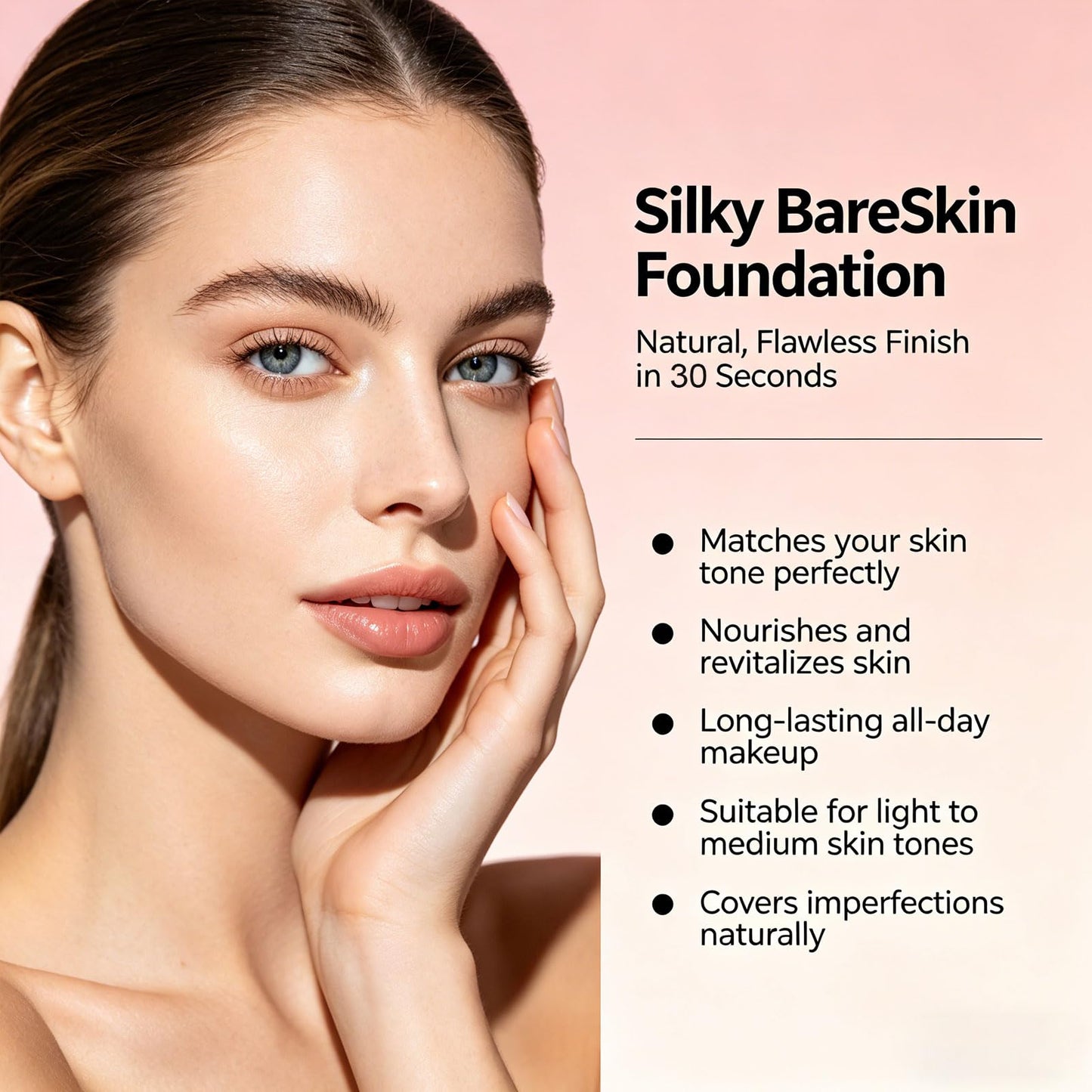 Luxury Color Changing Foundation, Hydrating Foundation for Mature Skin