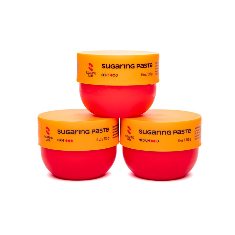 SUPER SOFT Sugaring Paste for HOME USE 11oz / 312g. Sugar Wax for waxing strips, light hairs, for face, arms.