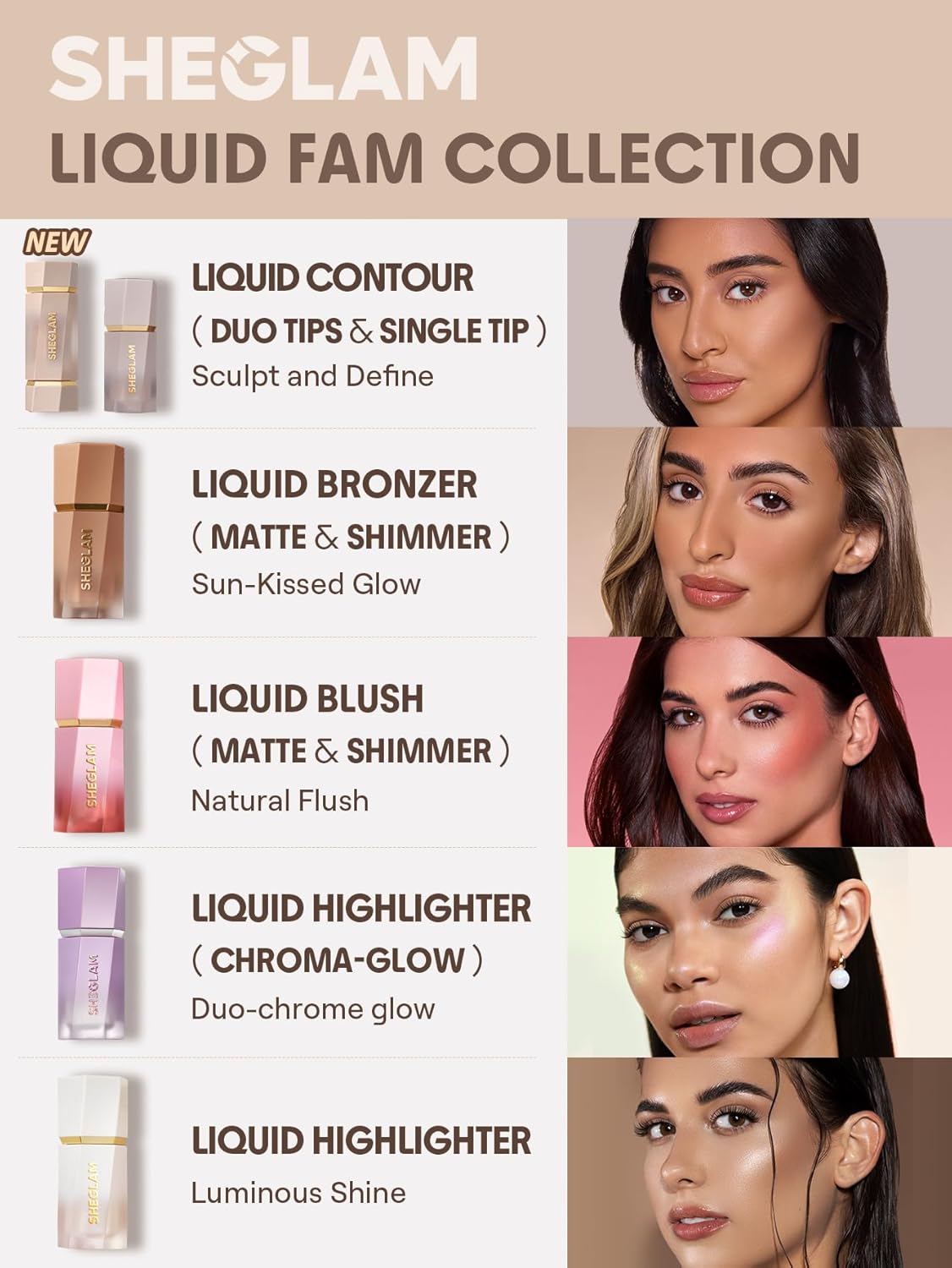 Precision Sculpt Liquid Contour Duo - Soft Tan | Flawless Makeup Application
