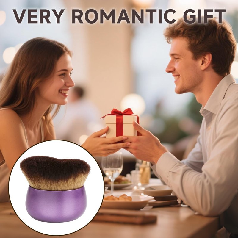 Extra Large Body Makeup Brush - Blend & Blur Self Tanner & Bronzer Applicator | Purple Gift Box