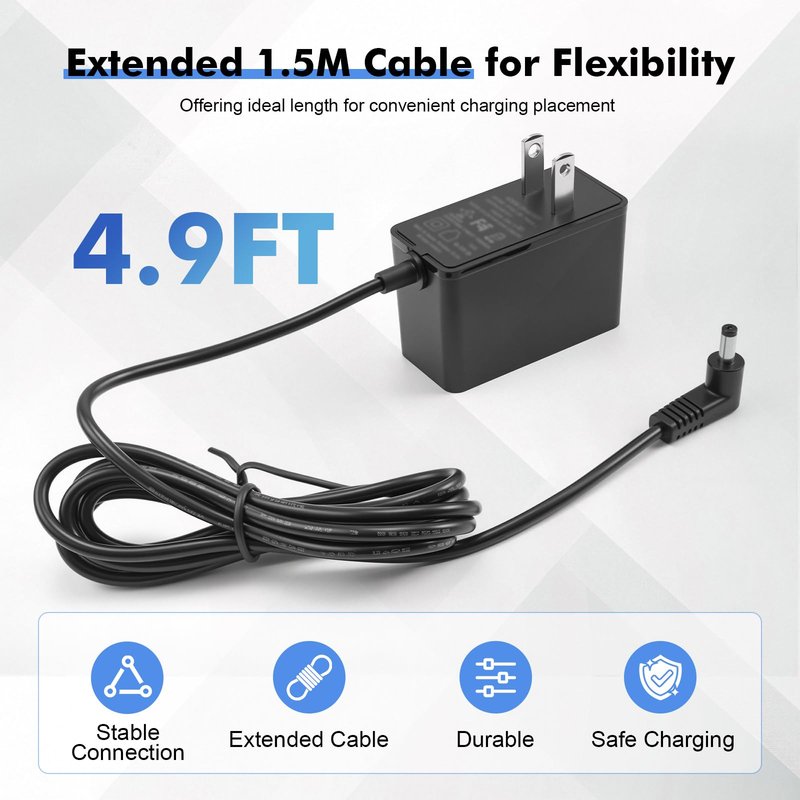 Power Adapter Charger fits for Dyson Digital Slim Only – 21.7V Replacement Power Supply with 1.5M/5.9 Ft Cable, NOT for V6/V7/V8/V10/V11/V12/V15 or DC/SV Series