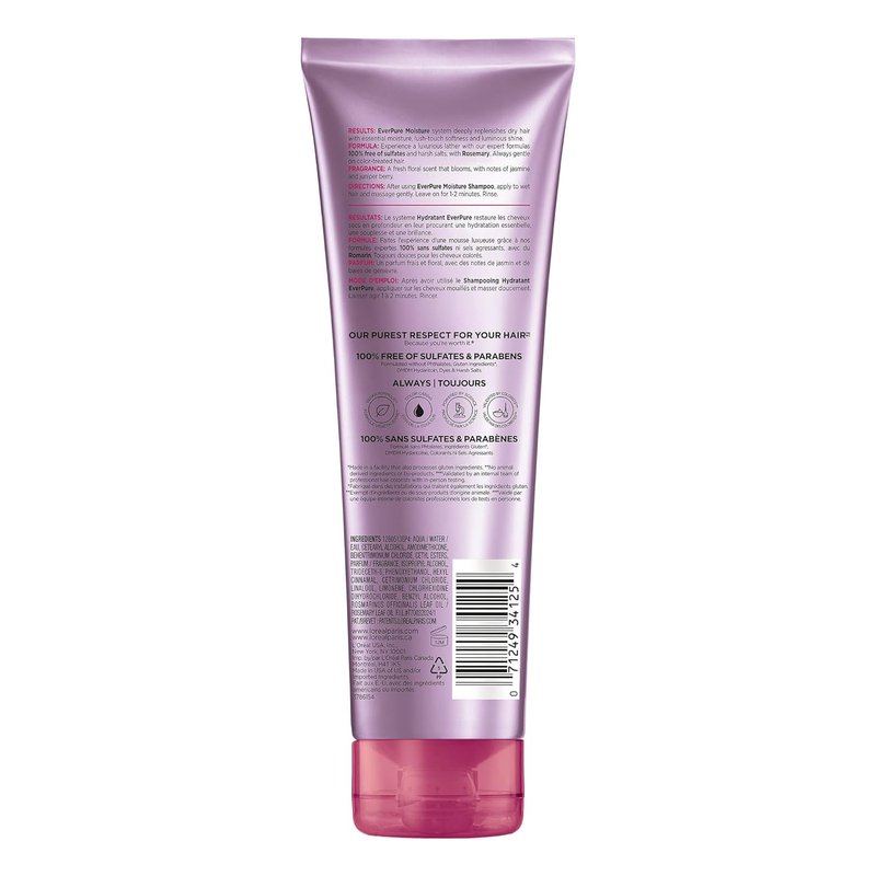 L’Oréal Paris Moisture Conditioner - Sulfate Free Formula for Color-Treated Hair with Rosemary | 8.5 Fl Oz