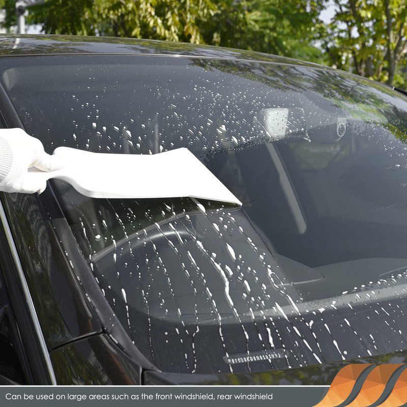 EHDIS Window Tint Bulldozer Squeegee Scrubber Paddle Squeegee, Long Handle Flat Glass Bulldozer Tint Tool for Car Front Windows Rear Glass Cleaning, Auto Window Tinting Car Glass Film Installation