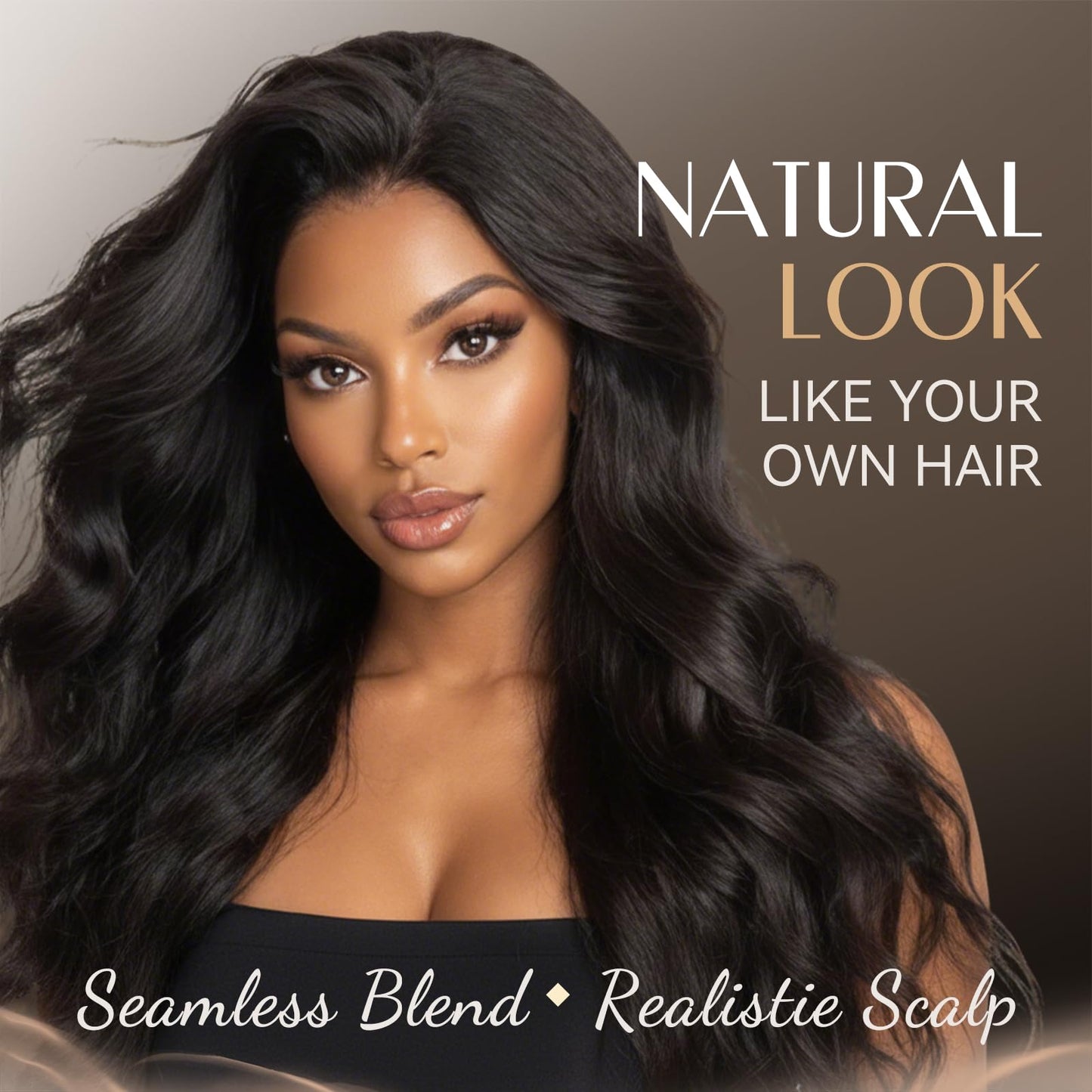 Star Show V Part Wig Human Hair Loose Wave Glueless Wigs Human Hair for Black Women, U Part Wig Human Hair No Leave Out Beginner Friendly Half Wig Natural Look 180 Density Natural Color 20Inch