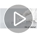 Plymor Clear Acrylic Display Easel - 1.875" H x 1.75" W x 2.625" D