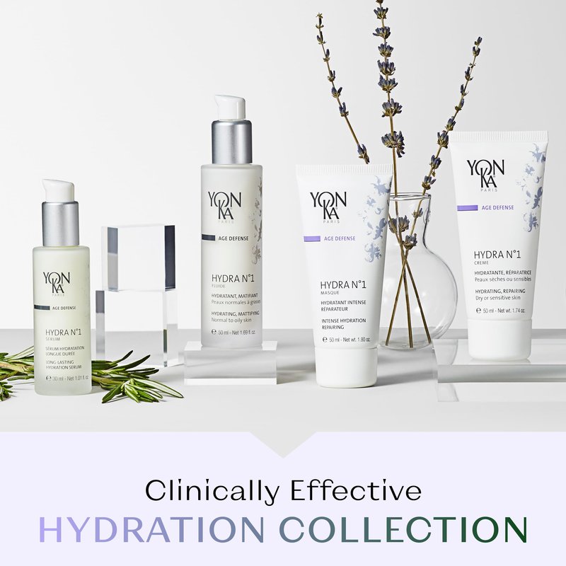 Yonka Hydra No.1 Crème | Repair & Hydrating Face Cream with Hyaluronic Acid & Vitamins A, C & E | Comforts & Strengthens Moisture Barrier | For Very Dry & Dehydrated Skin | Paraben-Free | 1.74 fl oz