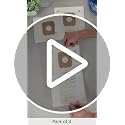 Hoover Type K Vacuum Cleaner Bags for Spirit Canisters - Pack of 3