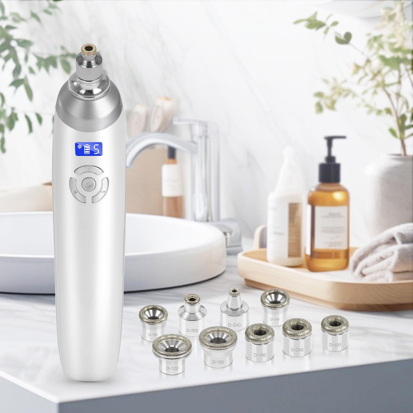 Upgraded Diamond Micro-Dermabrasion Facial Machine, Professional Facial Deep Cleasing Tool, Home Use Facial Skin Care Equipment