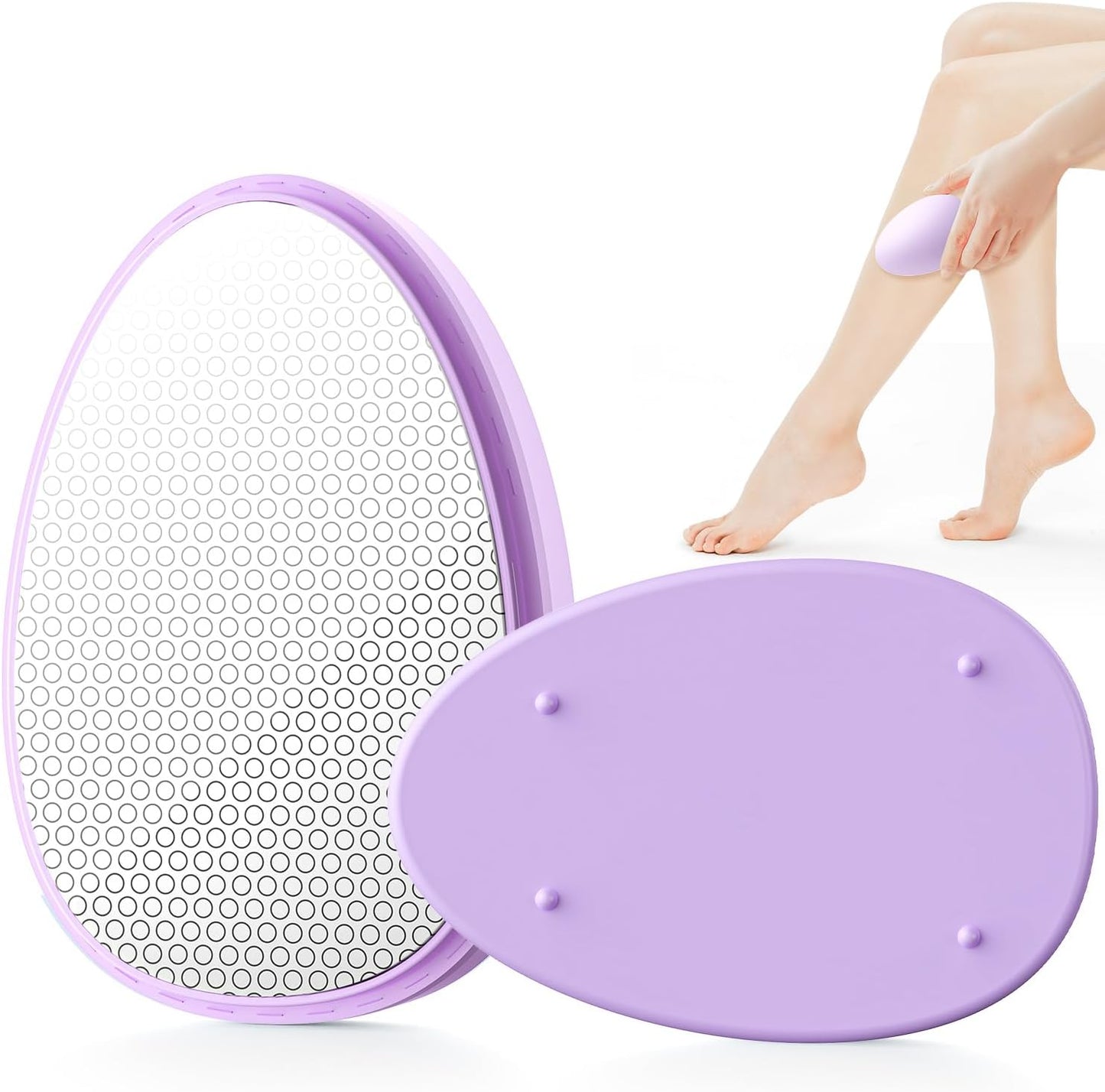 Crystal Hair Remover - Painless Exfoliation Device for Women & Men | Reusable Epilator for Legs, Back, Arms