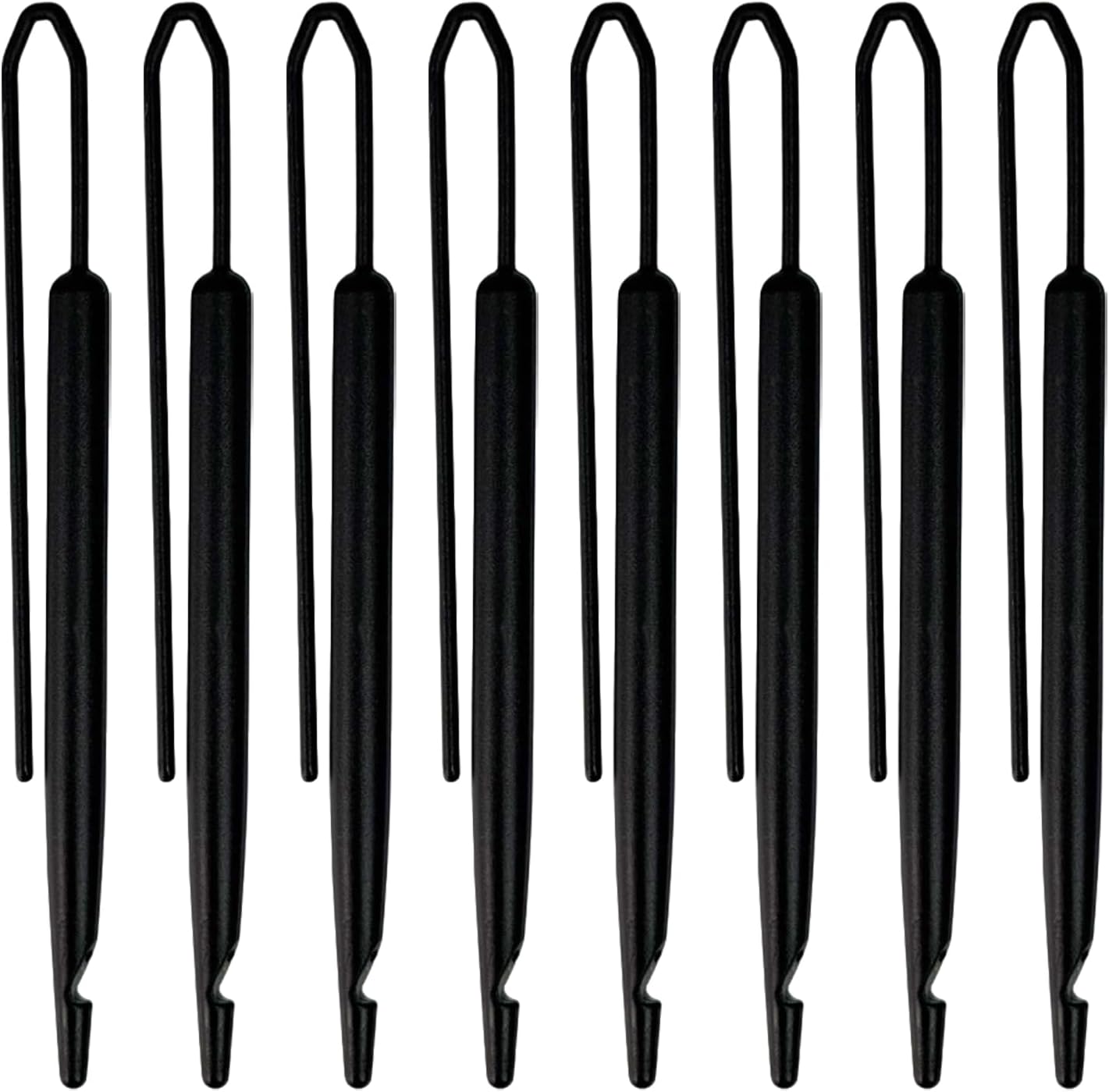 Double-Ended Crochet Hook Set - 8 Pcs Hair Braiding & Dreadlocks Tool | Interlocking Knitting Hooks