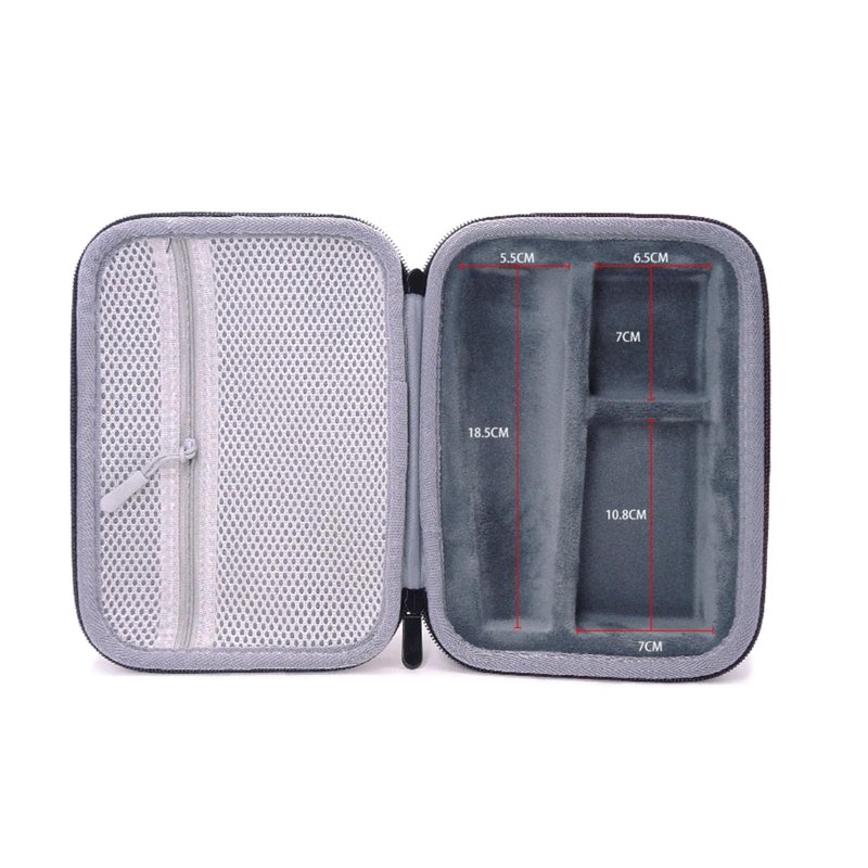 Safinein Travel Men's Electric Beard Trimmer Case Body Hair Groomer Shaver Organizer Pouch Fit for 7000/5000 Series, Series 3000/5000/70000/9000, Grooming Kits Storage Bag