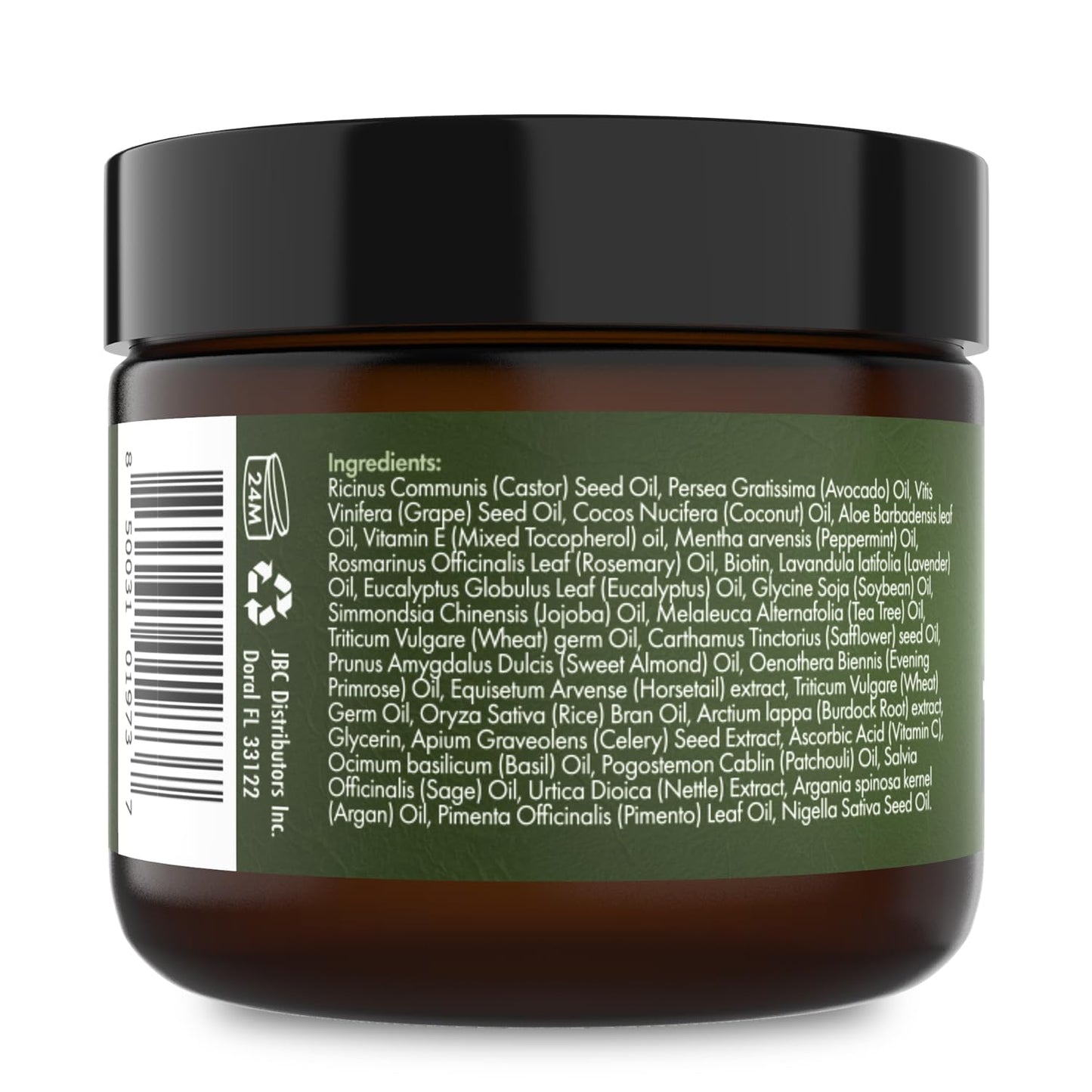 Sunny Isle Rosemary Mint Hair & Strong Roots Butter 2oz - Biotin, Jamaican Black Castor Oil