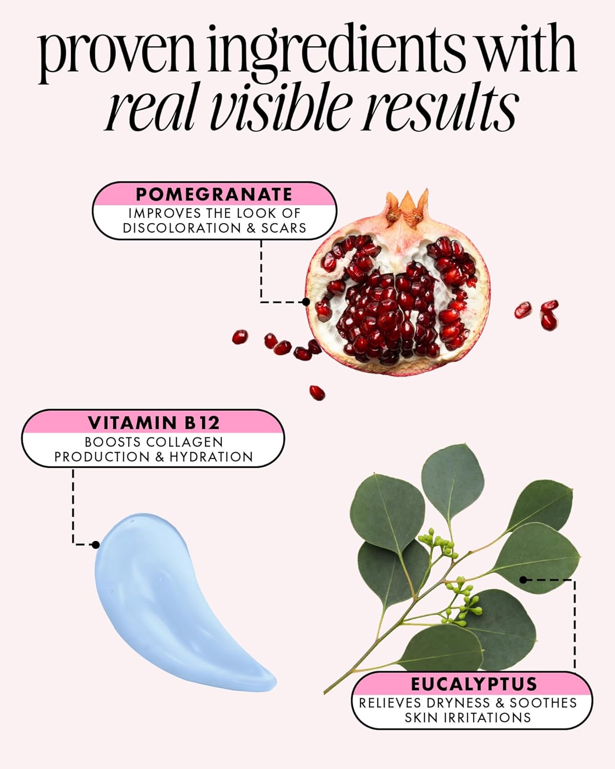 Truly Beauty Jelly Booster Pigment Body Potion - Dark Spot Treatment with Pomegranate Extract & Vitamin B12 | Hydrates & Smooths Skin (3.1 fl oz)