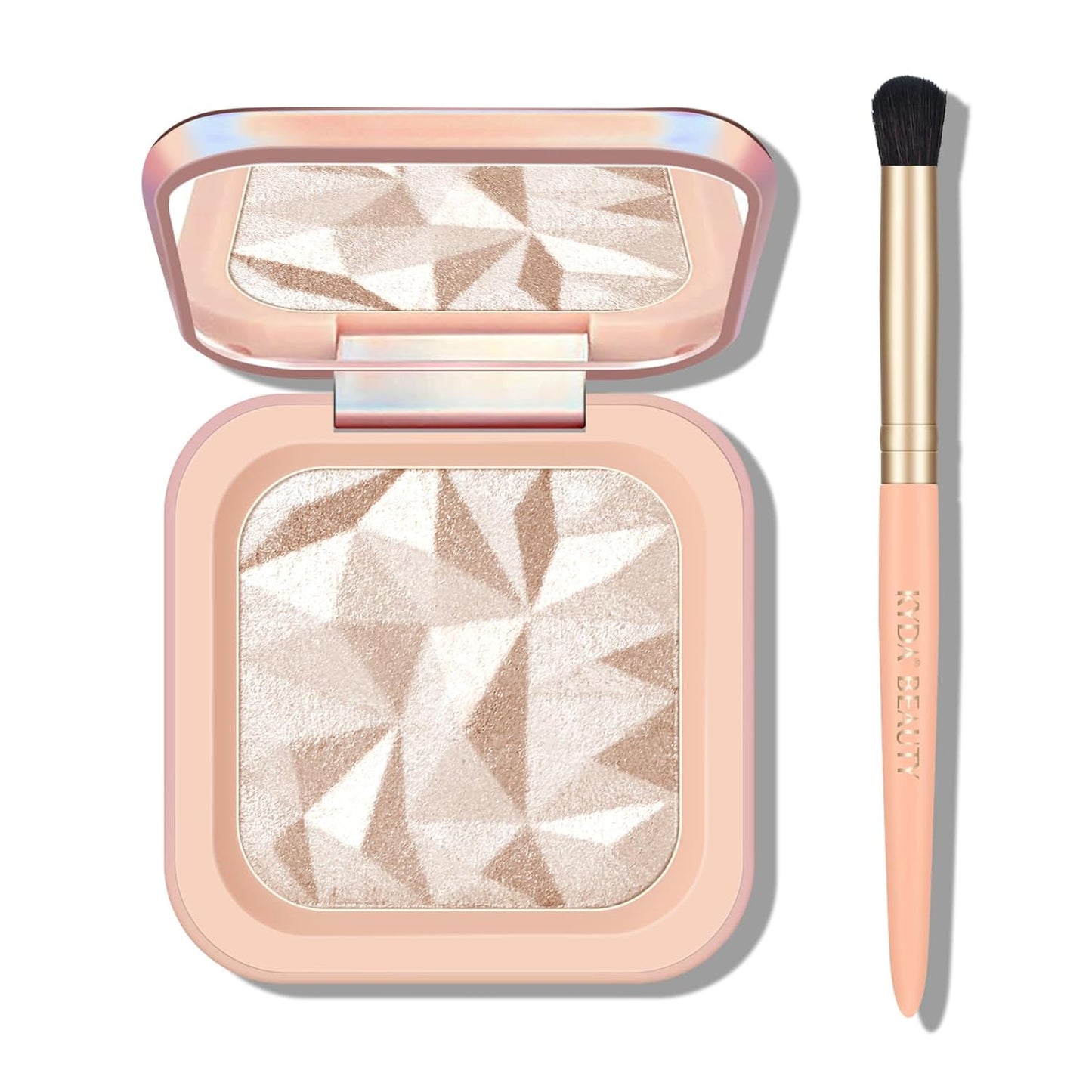 Luminous Face Highlighter Palette - Radiant Glow with Pearl Shimmer | Smooth Baked Powder for Natural Finish
