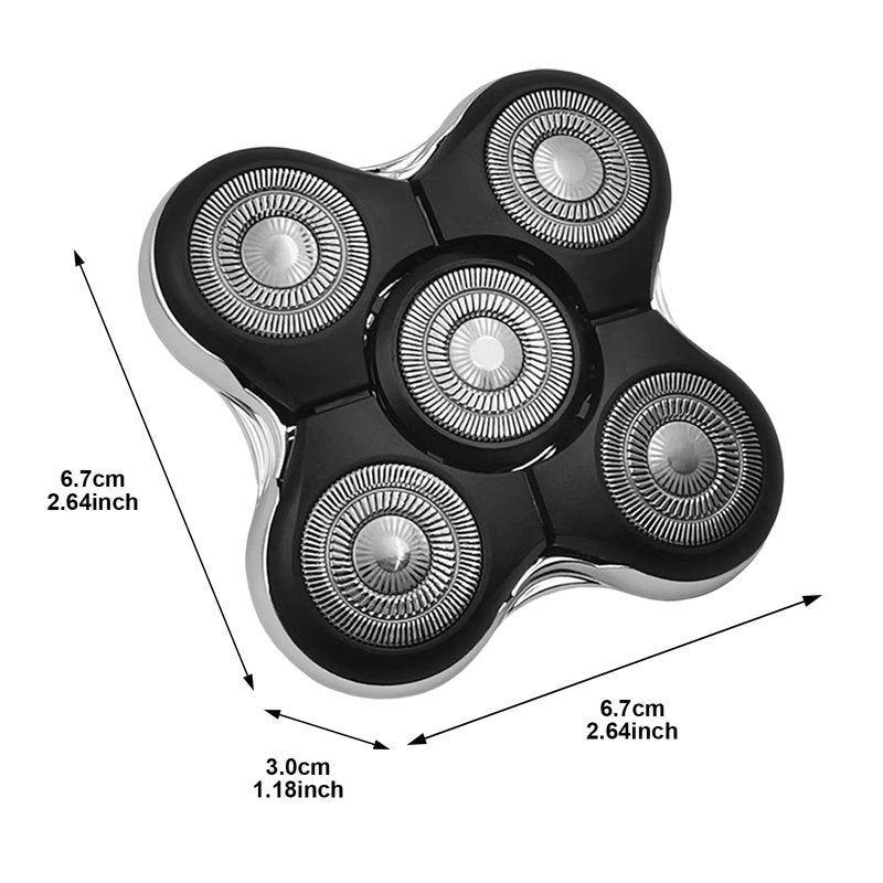 Balder Pro Replacement Head Compatible with Remington Balder Pro Head XR7000 XR1500 XR1501,5 Dual Track Shaver Heads Compatible with Remington Shaver Replacement Blade,3 Pack