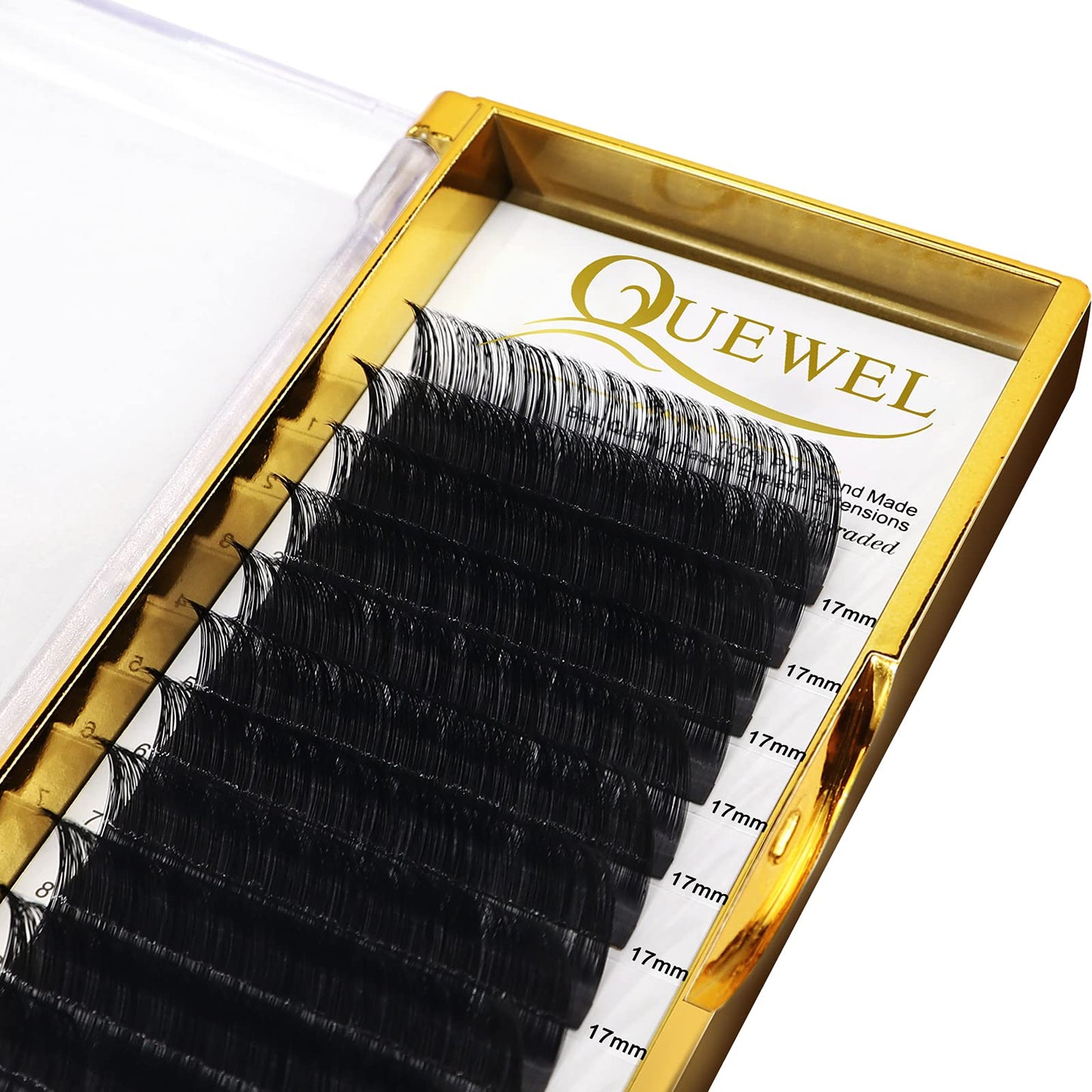 QUEWEL DIY Lash Extension Kit, Mixed 3 Styles cluster lashes Kit 176PCS Lash Clusters Multi-type Individual Lash Cluster Kit with Lash Bond and Seal Eyelash Glue Lash Tweezers(Collection-style A-BY2)