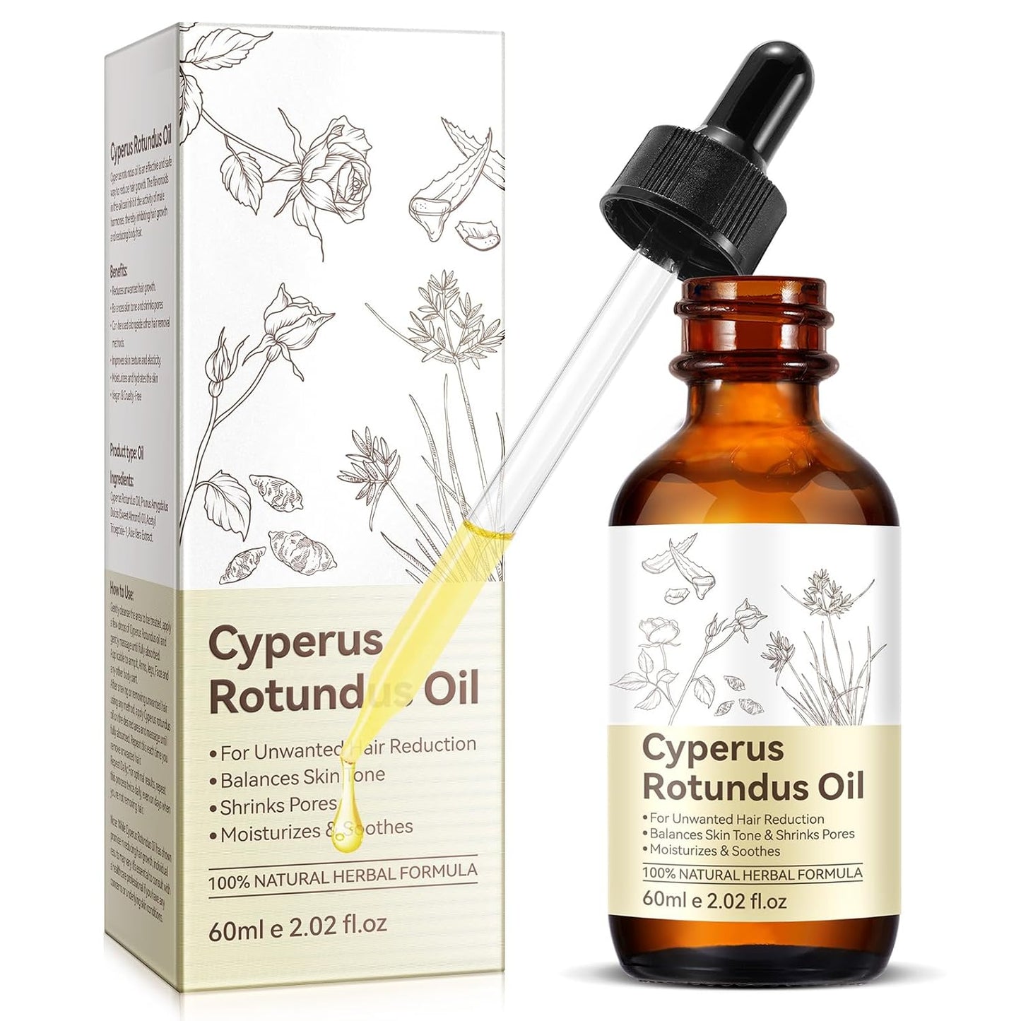 Batana Oil - 100% Pure Natural Hair Growth Oil | Nourishes & Eliminates Split Ends, 2.02 fl oz