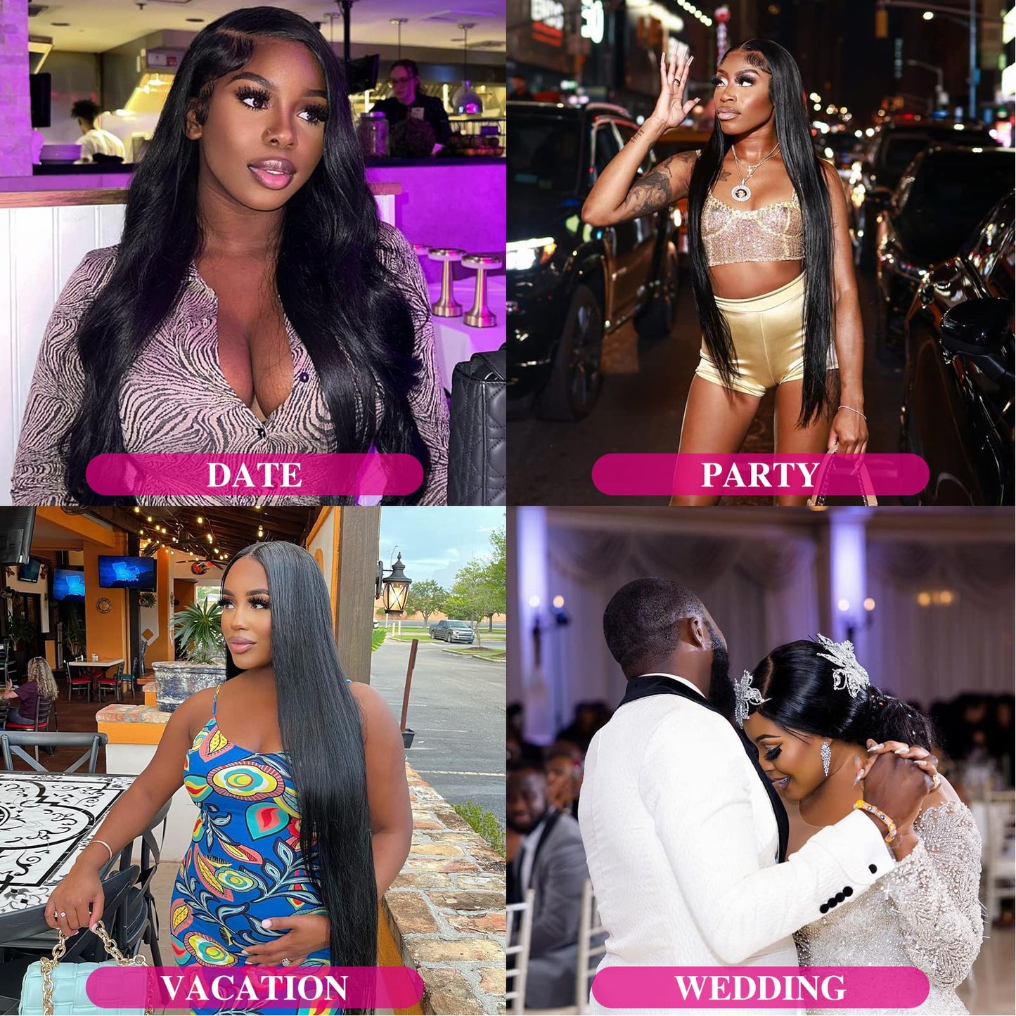 ALLRUN Body Wave Bundles with Closure Human Hair 12 14 16Inch+10Closure Body Weaves 3 Bundles and Closure Free Part 100% Unprocessed Virgin Brazilian Hair Natural Black Color