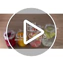 LUVCOSY Reusable Mason Jar Lids with Glass Straw Hole - 2-Pack