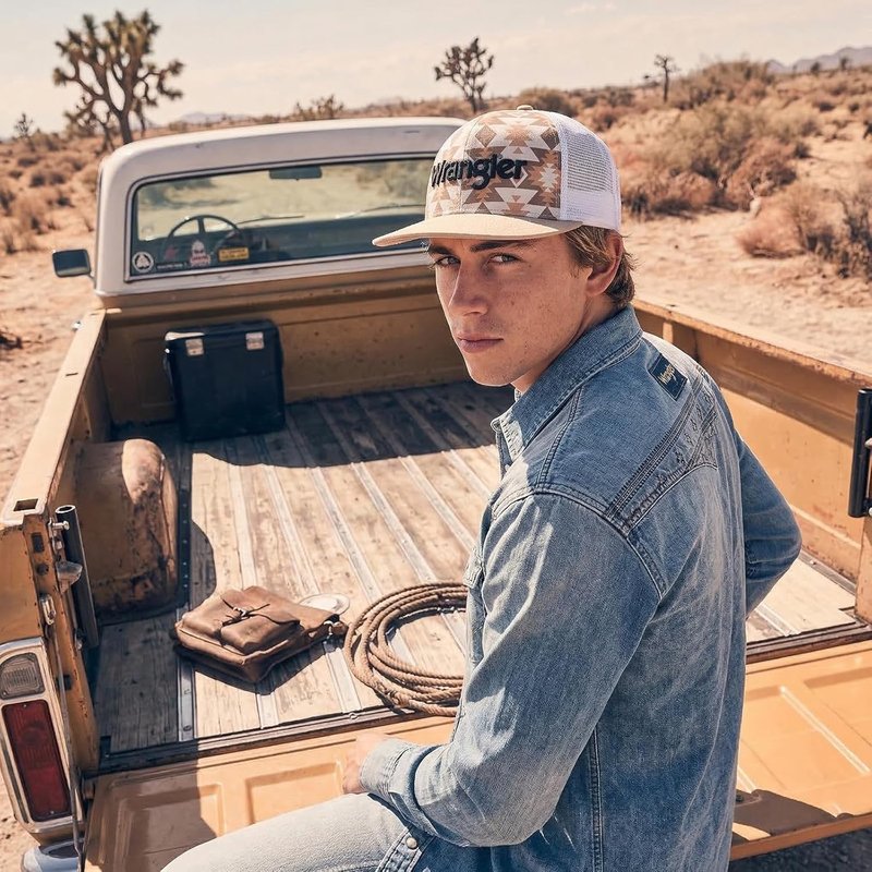 Montana West Snapback Hat 2-Pack | Breathable Mesh Back Trucker Caps with 7-Panel Adjustable Fit