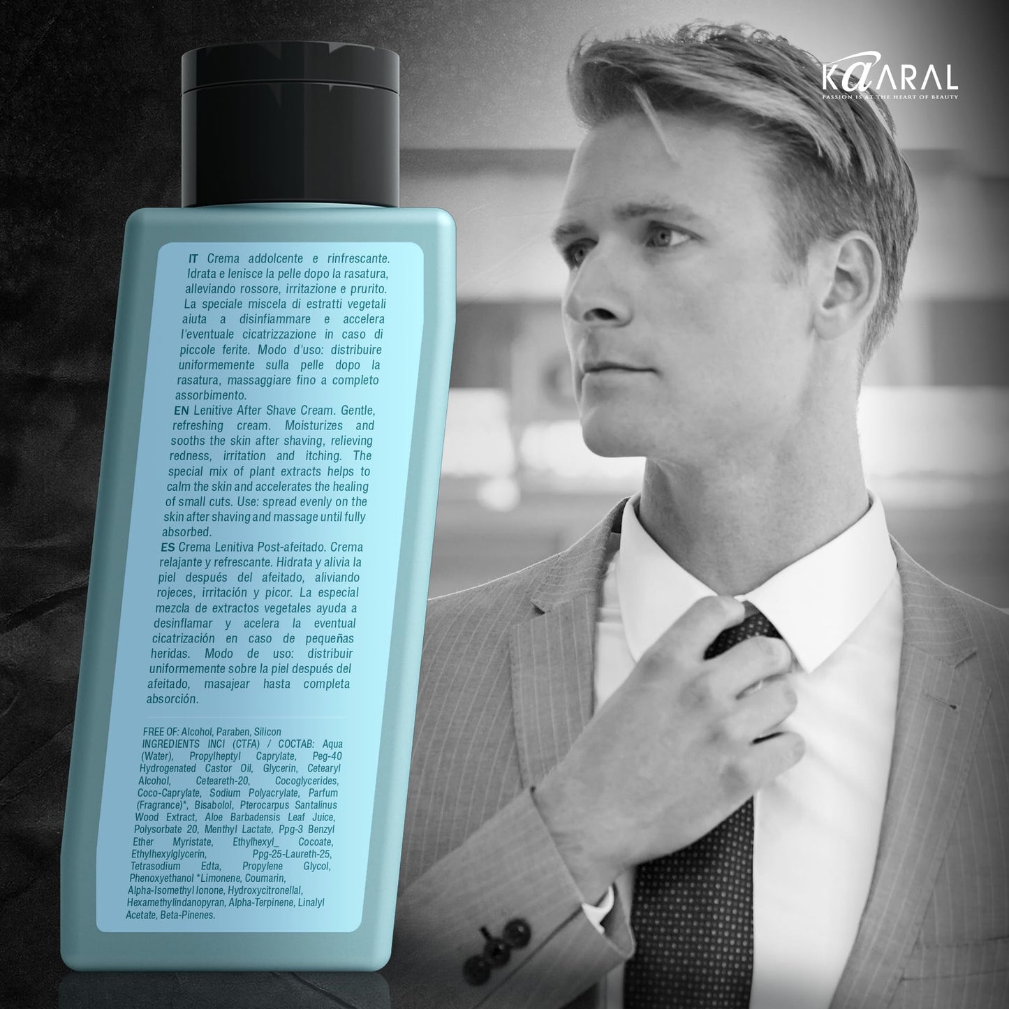 Människan Lenitive After Shave Cream, 150ml - Gentle, Refreshing Moisturizer with Plant Extracts to Soothe and Calm Skin
