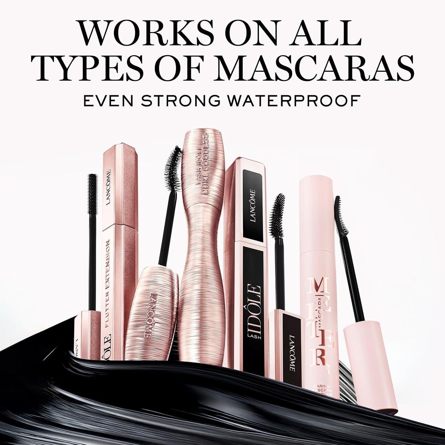 Lancôme Mascara Melter - Gentle Waterproof Mascara Remover, 0.27 fl oz | Non-Irritating & Hydrating for Sensitive Eyes