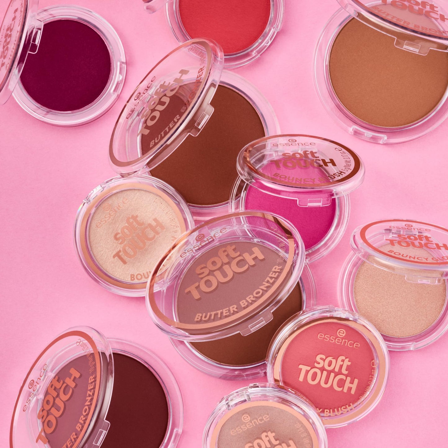 essence | Soft Touch Bouncy Blush | Lightweight, Buildable Cream to Powder Blush | Long-Lasting Natural Flush | Vegan & Cruelty-Free Makeup