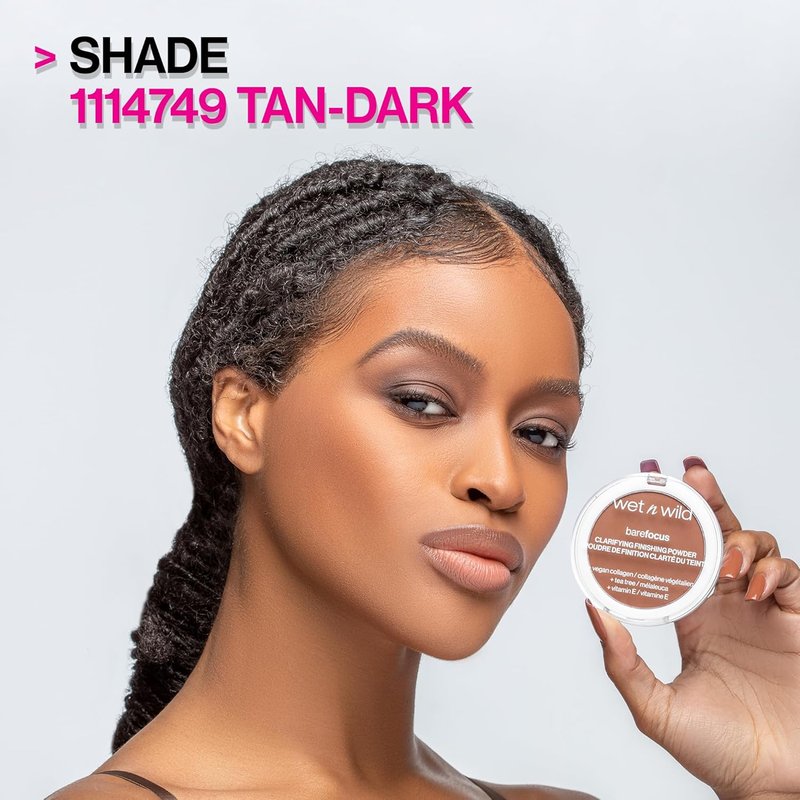 Bare Focus Clarifying Finishing Powder - Matte Translucent Setting Powder for Flawless Skin