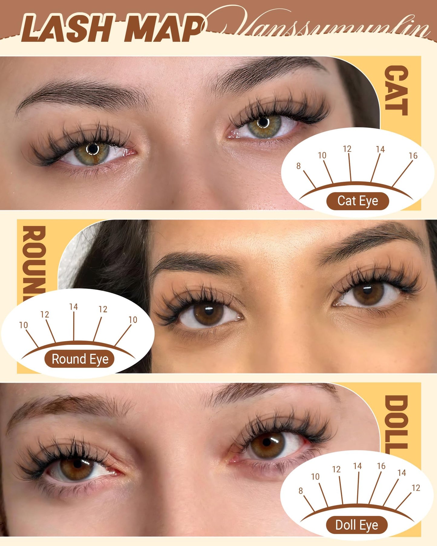 Wispy Spider Lash Clusters, Natural Breeze Eyelash Clusters CD Curly Lashes Cluster 8-16mm Spider Cluster Eyelash Extensions Reusable Venus Individual Lashes for Beginners DIY at Home by Vanssymunlin