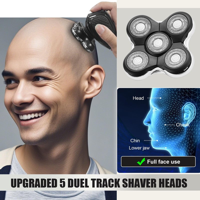 XR7000 Balder Pro Replacement Head Compatible with Remington Balder Pro Head Shaver Model XR7000/XR1500/XR1501 (4 Count)