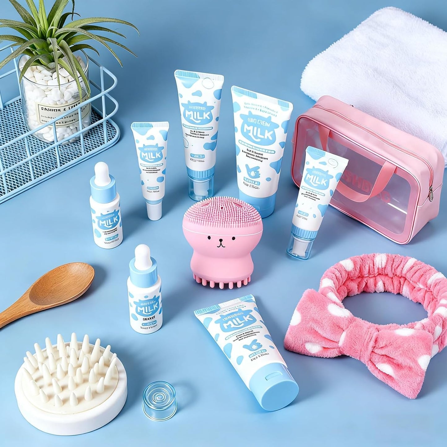 12PCS Moisturizing Milk Skincare Set for Kids & Teens | Ideal Birthday Gift for Girls Age 8-12