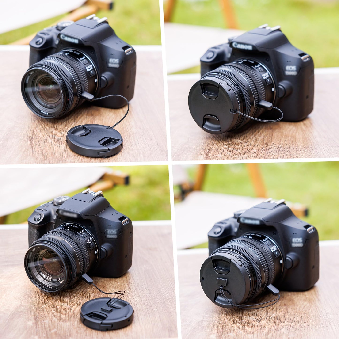 JJC 2-Pack 82mm Front Lens Cap Cover with Deluxe Cap Keeper for Sigma 24-70mm f2.8 DG DN II, Nikon Z 24-70mm f2.8 S, Canon RF 15-35mm f2.8 L, EF 24-70mm f2.8L & Other Lenses with 82mm Filter Thread