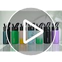 BJPKPK 15oz Insulated Water Bottle with Straw Lid - Leak Proof, BPA-Free