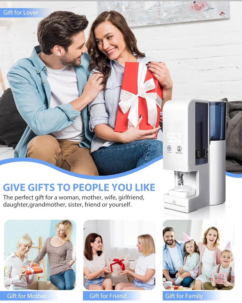 Automatic Face Towel Heater - 5-Second Heating, 55°C Steam | Portable Towel Warmer with 100 Disposable Towels