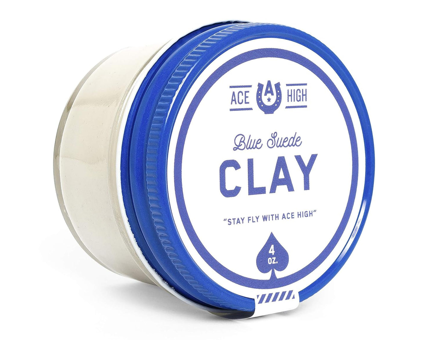 High Hold Hair Clay - Unscented Styling Product for Texture & Thickness | 4oz Satin to Matte Finish