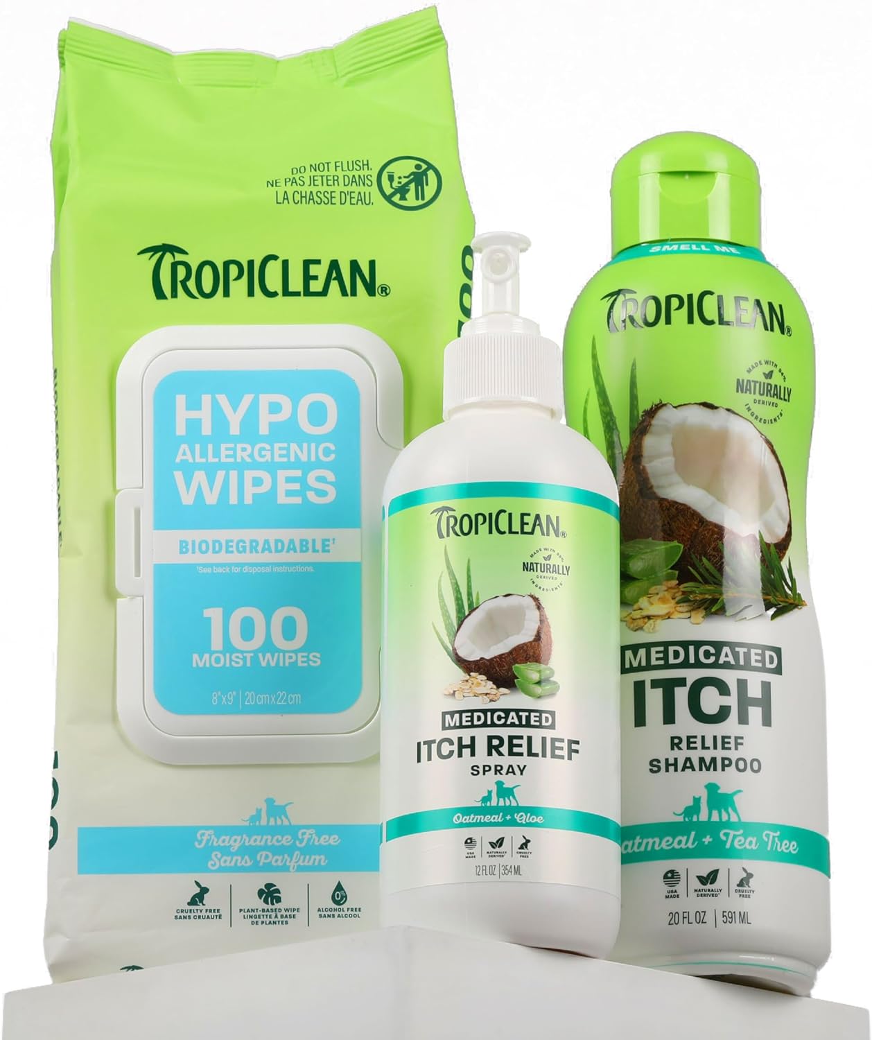 TropiClean 2-in-1 Dog Shampoo & Conditioner - Moisturizing Papaya Scent | Puppy & Cat Safe, 20oz