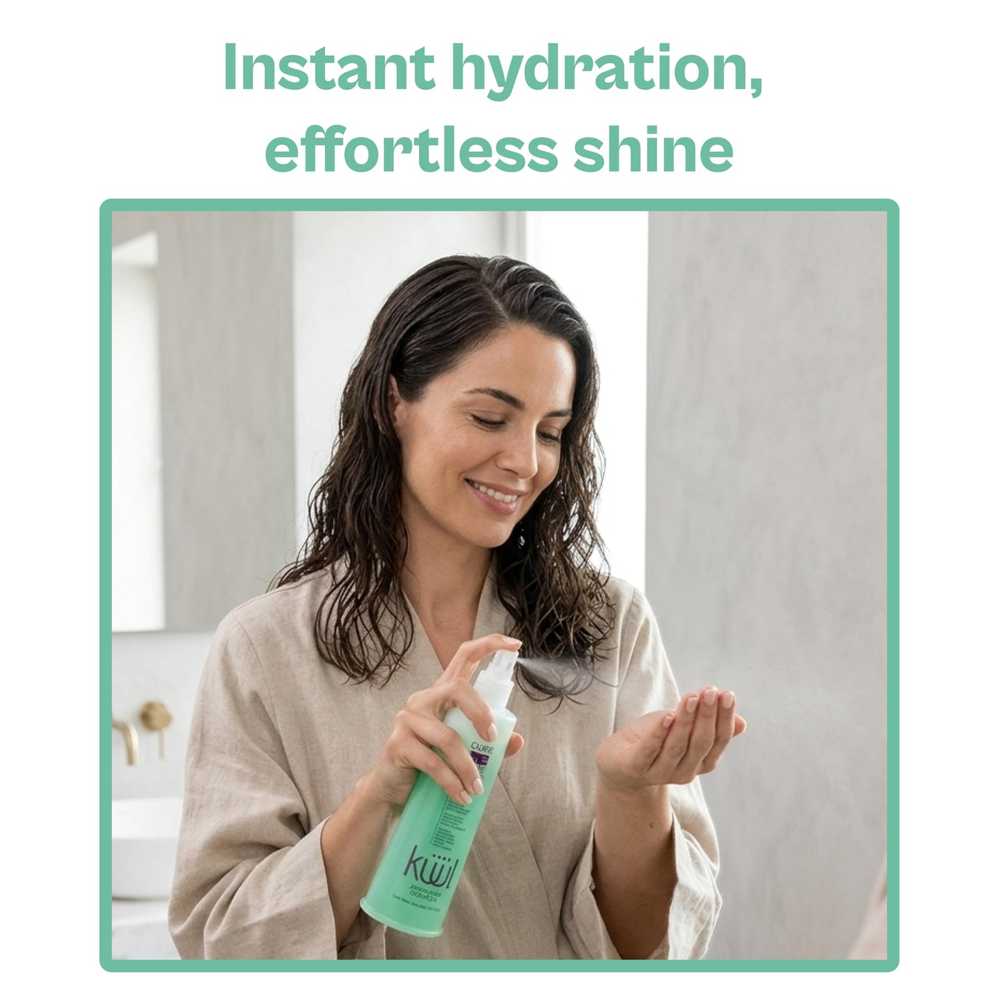Cure Me 2 Phases Leave-In Treatment Spray – Lightweight Dual Phase Hair Conditioner – Detangling & Daily Hair Care Spray