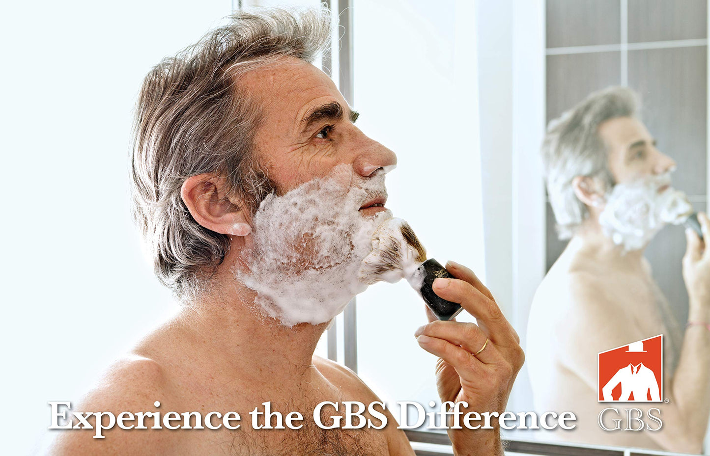 G.B.S 5 Blades Compatible Razor with Chrome Handle, Case and Styptic Powder